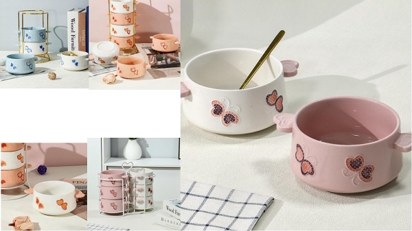 Serie de cuencos de cerámica 